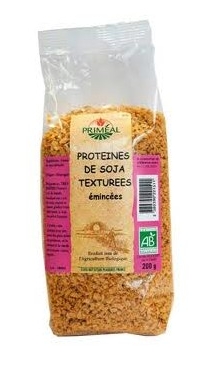Protéines de soja texturées fines